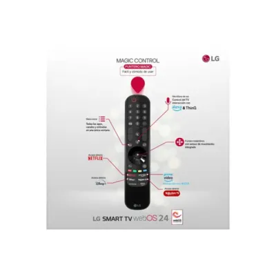 TV LG 55" 55UT80006LA UHD ALFA5 WEBOS24 MAGIC