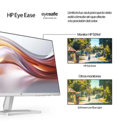 MONITOR HP 524sf S5 FHD 24" IPS HDMI VGA 100Hz 5ms PLATA