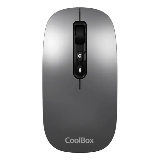 Raton Optico Wireless W02 Ia Gris Coolbox