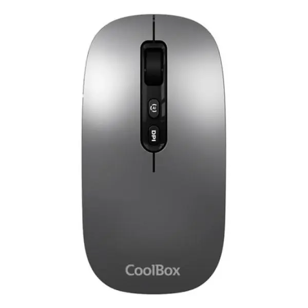 Raton Optico Wireless W02 Ia Gris Coolbox