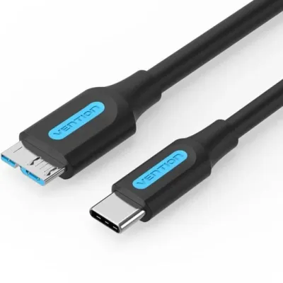 Cable USB 3.0 Vention CQABF/ microUSB Macho - USB Tipo-C Macho/