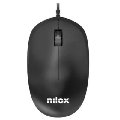 Nilox MOUSB1012 Ratón USB 1200DPI Negro Nilox MOUSB1012 Ratón USB 1200DPI Negro