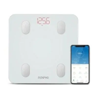 BASCULA DE BAÑO INTELIGENTE RENPHO ELIS 1S BLUETOOTH CON APP BASCULA DE BAÑO INTELIGENTE RENPHO ELIS 1S BLUETOOTH CON APP