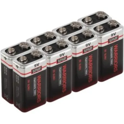 PILAS 6LR61 WARRIORS ALCALINA PACK DE 8 PILAS PILAS 6LR61 WARRIORS ALCALINA PACK DE 8 PILAS
