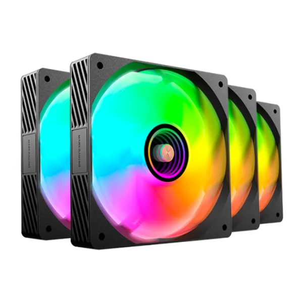 Kit 4 Ventiladores Auxiliar Mf-si4kit A-rgb Infinity Negro Mars Gaming