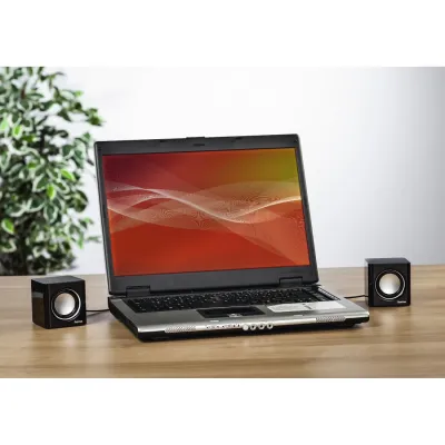 Hama Altavoces Sonic Mobil 185 3W 2.0, control de volumen, USB