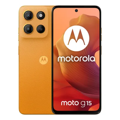 Motorola Moto G15 4G Naranja 128GB 4GB 6.7" 50Mpx MediaTek