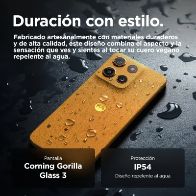 Motorola Moto G15 4G Naranja 128GB 4GB 6.7" 50Mpx MediaTek
