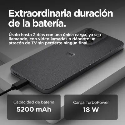 Motorola Moto G15 4G Gris 128GB 4GB 6.7" 50Mpx MediaTek Helio