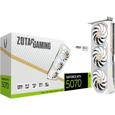 Zotac GAMING GeForce RTX 5070 AMP White 12GB GDDR7 Zotac GAMING GeForce RTX 5070 AMP White 12GB GDDR7