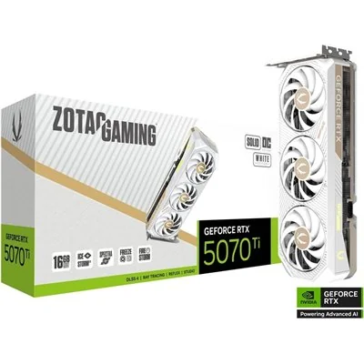 Zotac GAMING GeForce RTX 5070 Ti SOLID CORE OC White 16GB GDDR7 Zotac GAMING GeForce RTX 5070 Ti SOLID CORE OC White 16GB GDDR7
