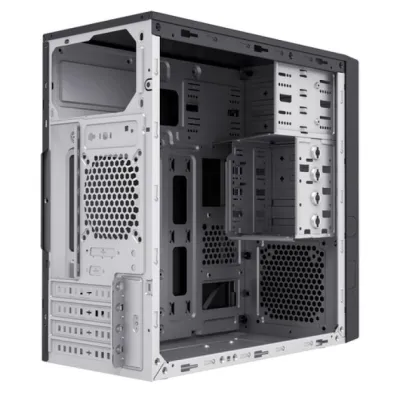 CAJA MICRO ATX UNYKA AERO C12 FRONTAL ALUMINIO CEPILLADO USB3,0