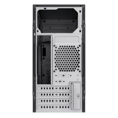 CAJA MICRO ATX UNYKA AERO C12 FRONTAL ALUMINIO CEPILLADO USB3,0