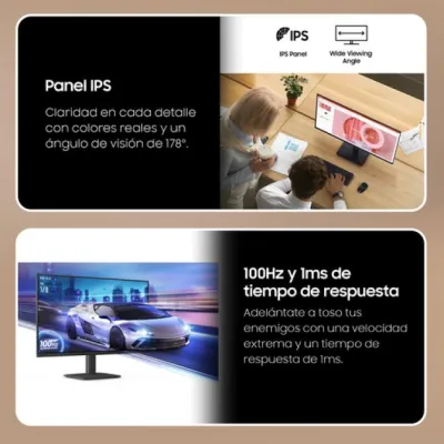 MONITOR SAMSUNG 32" LS32D392GAUXEN CURVO FHD 100HZ