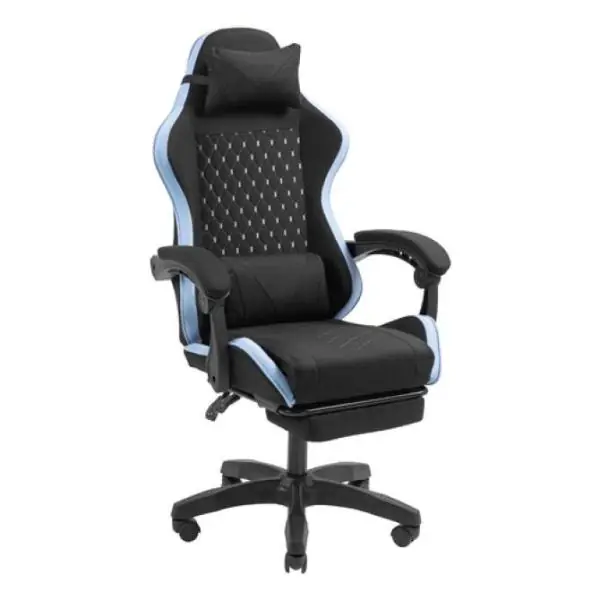 Mars Gaming MGC-X Fabric Silla para videojuegos de PC Asiento acolchado Negro, Azul
