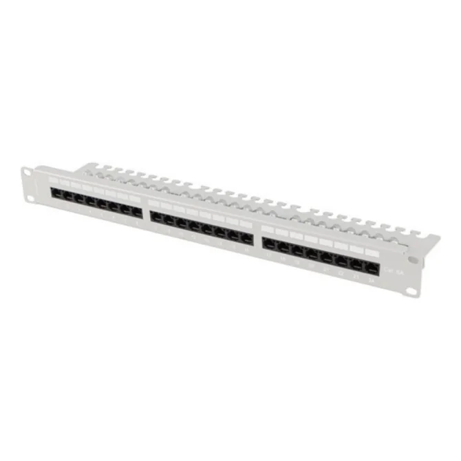 Lanberg PPUA-1124-S panel de parcheo 1U