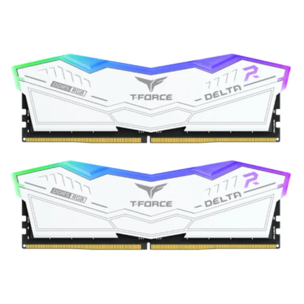 TeamGroup T-Force Delta RGB White KIT 32GB DDR5 a 6000MHz XMP CL38 1.25v (2x16GB)