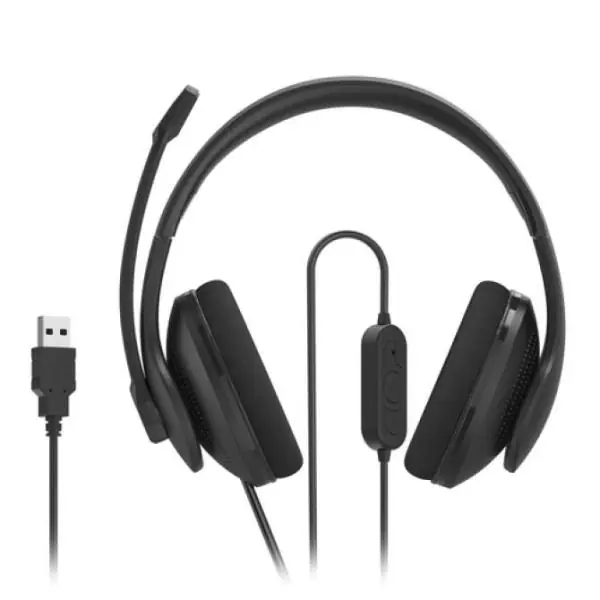 Hama HS-USB300 V2 Auriculares PRO con cable y Micrófono/MUTE USB