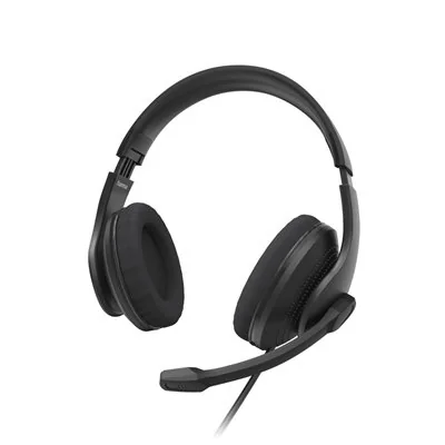 Hama HS-USB300 V2 Auriculares PRO con cable y Micrófono/MUTE USB