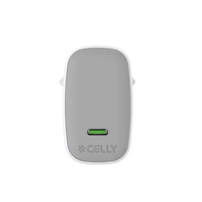 Celly Cargador 65W con USB-C Ultra rapido tecnología GaN, cable Celly Cargador 65W con USB-C Ultra rapido tecnología GaN, cable