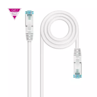 Cable de Red RJ45 SFTP Nanocable 10.20.1700-L25-W Cat.7/ LSZH/ Cable de Red RJ45 SFTP Nanocable 10.20.1700-L25-W Cat.7/ LSZH/