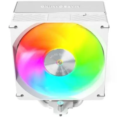 Mars Gaming MCPU-X5ARGB Disipador Blanco CPU AMD/Intel de 120cm Mars Gaming MCPU-X5ARGB Disipador Blanco CPU AMD/Intel de 120cm