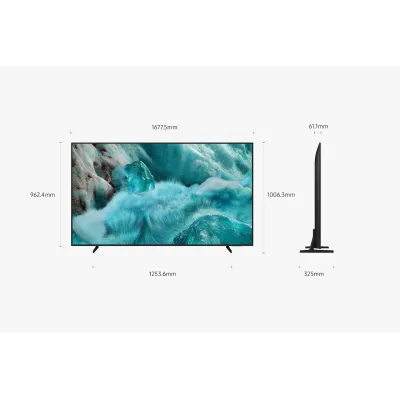 Televisor Samsung QLED Q7F5 TQ75Q7FAAU 75'/ Ultra HD 4K/ Smart