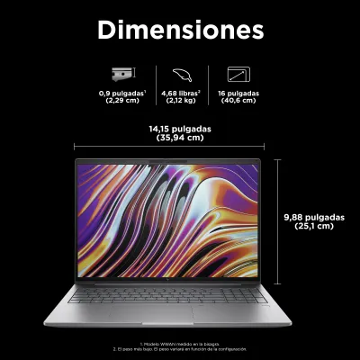 HP Workstation ZBook Power G11 Intel Core Ultra 7-155H 16GB