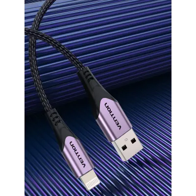 Cable USB 2.0 Lightning Vention LABVF/ USB Macho - Lightning