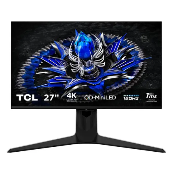 Monitor Gaming TCL 27R83U 27'/ 4K/ 1ms/ 160Hz/ VA/ Regulable en altura/ Blanco y Negro