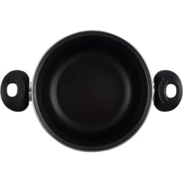 OLLA CON TAPA CRISTAL MAGEFESA K2 ROJO 28 ACERO ANTIADHERENTE ACERO INOXIDABLE TODO TIPO