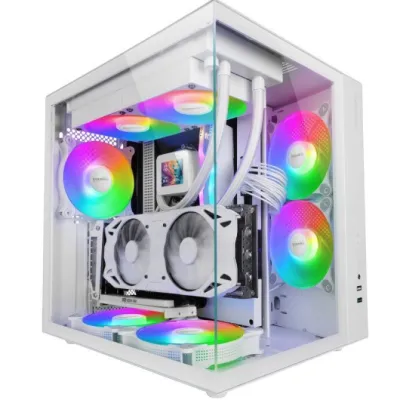 Caja Semitorre Atx Mcv-one Frgb Blanco Mars Gaming Caja Semitorre Atx Mcv-one Frgb Blanco Mars Gaming