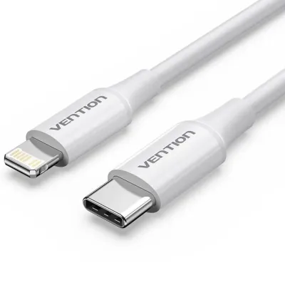 Vention LAJWF Cable USB 2.0 Tipo-C Macho a Lightning Macho 1m Vention LAJWF Cable USB 2.0 Tipo-C Macho a Lightning Macho 1m