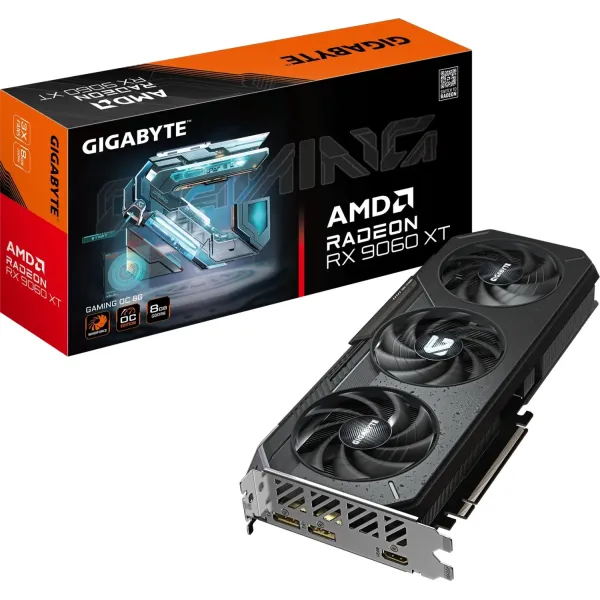 Gigabyte GAMING AMD Radeon RX 9060 XT 8GB Gaming OC GDDR6