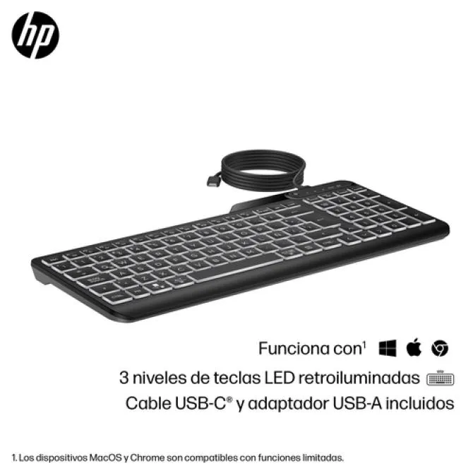 Teclado HP 405 Multidispositivo/ Negro