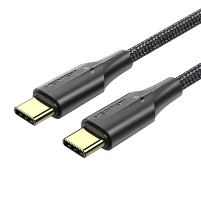 Vention Cable USB-C 2.0 a USB-C Macho/Macho 60W 2m Negro
