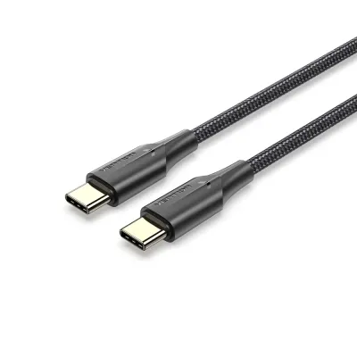 Vention Cable USB-C 2.0 a USB-C Macho/Macho 60W 2m Negro