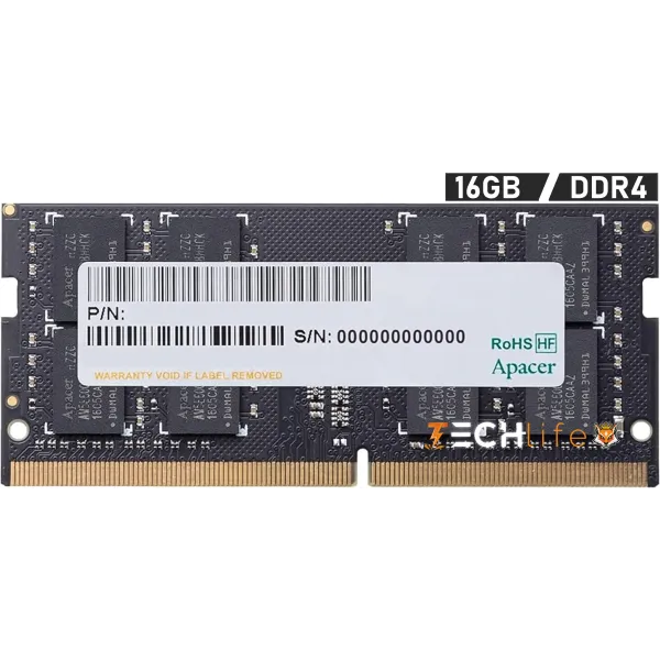 Apacer DDR4 SO-DIMM 3200MHz PC4-25600 16GB CL22