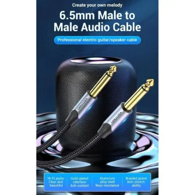 Cable Estéreo Vention BASHG/ Jack 6.5 Macho - Jack 6.5 Macho/ Cable Estéreo Vention BASHG/ Jack 6.5 Macho - Jack 6.5 Macho/