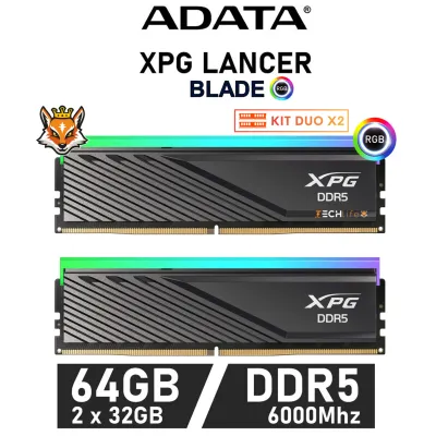 Adata XPG Lancer Blade RGB KIT 64GB DDR5 a 6000MHz CL30 1.1v Adata XPG Lancer Blade RGB KIT 64GB DDR5 a 6000MHz CL30 1.1v