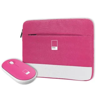 Celly kit sleeve pantone + raton 15,6" rosa Celly kit sleeve pantone + raton 15,6" rosa