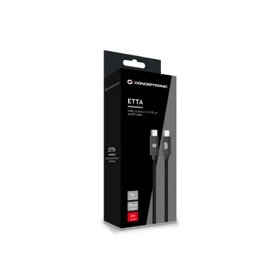Conceptronic ETTA02B20 Cable USB-C a USB-C Version USB 3.2 a