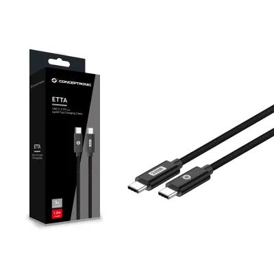 Conceptronic ETTA03B20 Cable USB-C a USB-C Version USB 2.0 /2m