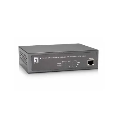 LevelOne FEP-0511 Switch Fast Gigabit Ethernet 5x RJ-45, 62W