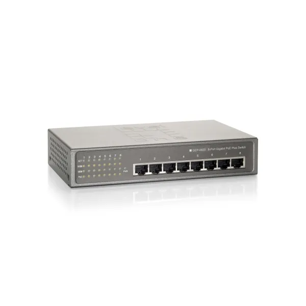 LevelOne GEP-0820W90 Switch Gigabit Ethernet 8x RJ-45, 87W PoE+