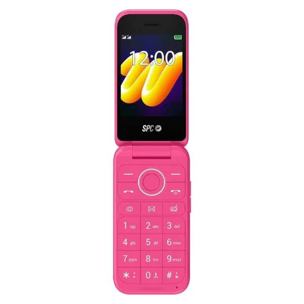 SPC 2325n Móvil Senior con tapa, Teclas grandes, SOS, 4G Rosa