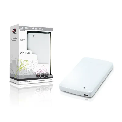 Conceptronic Grab´n´GO Mini Carcasa 2.5" SATA Blanco Conceptronic Grab´n´GO Mini Carcasa 2.5" SATA Blanco