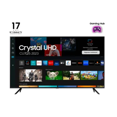 TV Samsung TU55CU7025KXXC 55" LED Crystal UltraHD 4K HDR10+