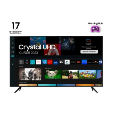 TV Samsung TU55CU7025KXXC 55" LED Crystal UltraHD 4K HDR10+