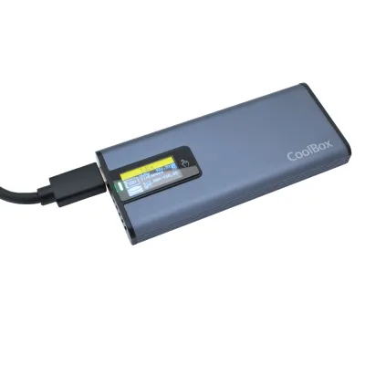 Coolbox caja ssd m.2 nvme/sata lcd minichase ps32 Coolbox caja ssd m.2 nvme/sata lcd minichase ps32